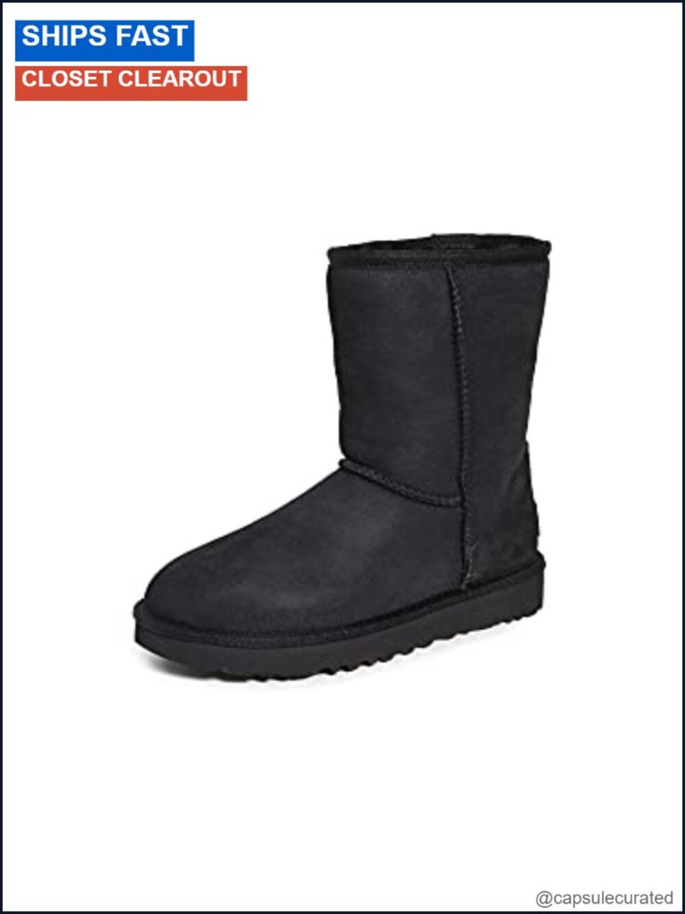 Women's Mid-Calf Sheepskin Boots Pull-On Winter Boots (8")